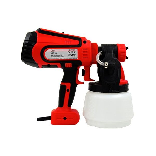 Краскораспылитель электрический 750, 750 Вт, 1200 мл/мин, давление 0,2 Бар Felisatti FT2104 Felisatti