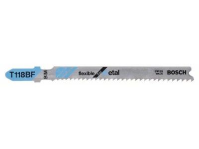 Пилка для лобзика T 118 BF Flexible for Metal 1 шт. BOSCH (2608634586)