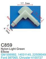 Клипса для крепления внутренней обшивки а/м Форд пластиковая, 100 шт Forsage C0859(Ford)