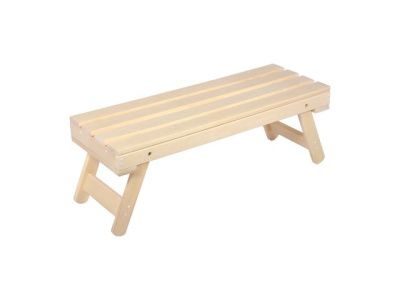 Лавочка складная, 120х44х43 см, липа Банные штучки 33247