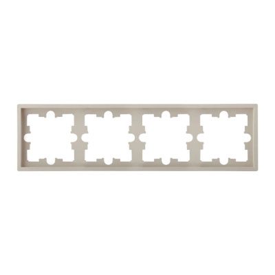 Рамка 4-местная песочная Carre Bylectrica ЮЛИГ.735212.594 песочн