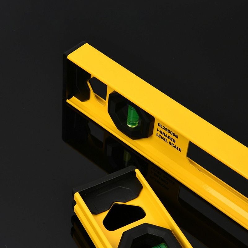 Уровень строительный Deli YS EDL29800G, 800 мм, рельсовый