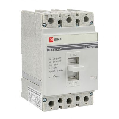 Выключатель нагрузки ВН-99 250/250А 3P EKF PROxima sl99-250-250