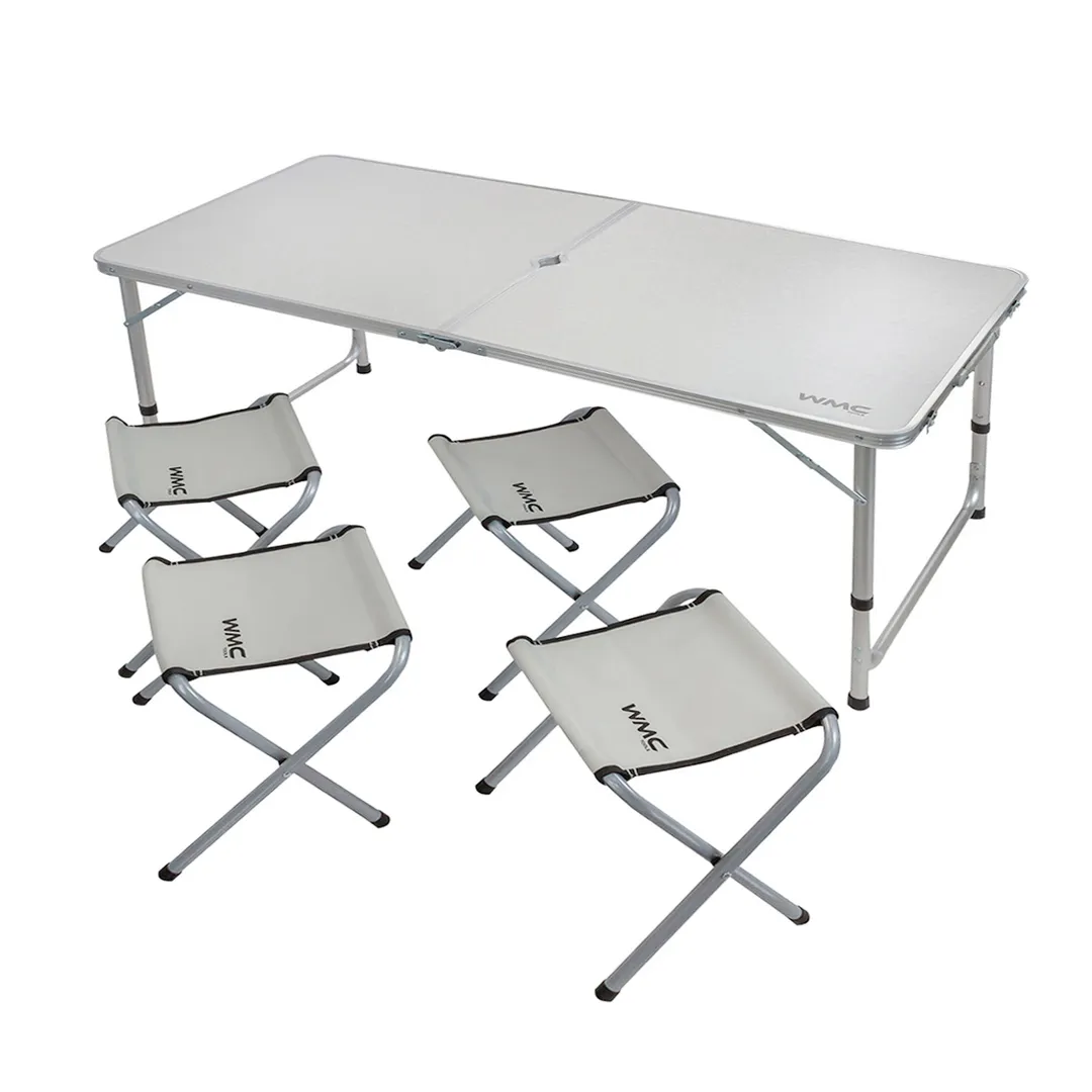 Стол с кладной со стульями для кемпинга WMC TOOLS WMC-09517M