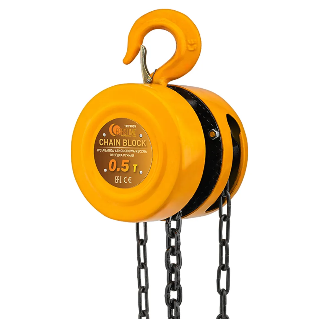 Таль ручная цепная 0.5 т FORSTIME FT-TRC9005