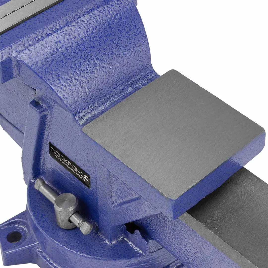 Тиски стальные поворотные с наковальней 4''-100 мм RockForce RF-6540604W