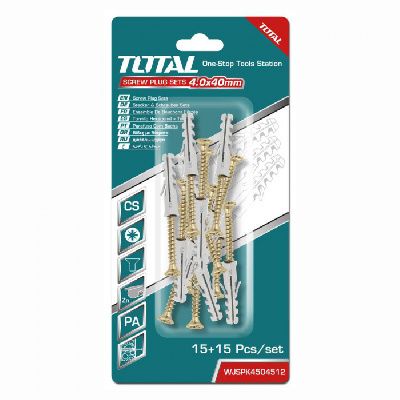 Дюбель-гвоздь 6x30 мм 15 шт TOTAL WJSPK4504512