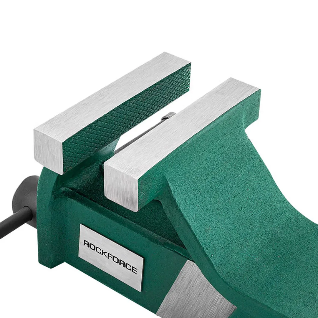 Тиски стальные с наковальней 100 мм RockForce RF-6540704