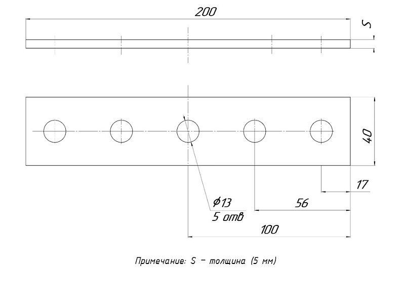 STRUT-пластина HDZ EKF