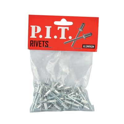 Заклепки алюминиевые, 3,2x6 мм (50 шт) PIT HHDR03-0632