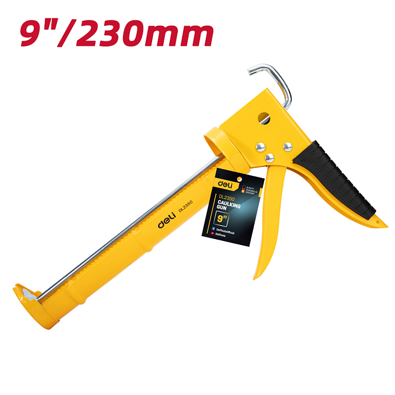 Пистолет для герметика Deli YS EDL2350, полукорпусной, 230 мм