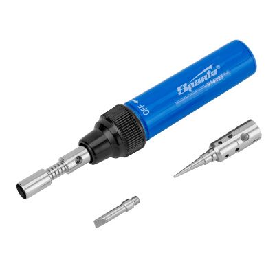 Горелка газовая, тип ''Карандаш'', 2 насадки для пайки, 130 мм Sparta 914125