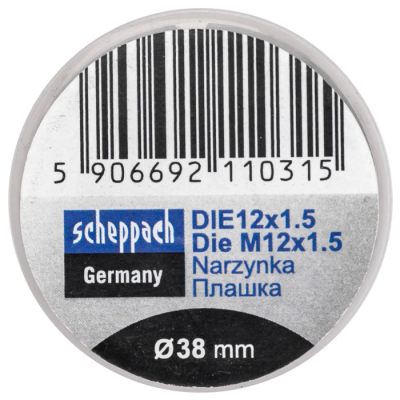 Плашка M12x1,5/Ф38 Scheppach Sch-DIE12x1.5
