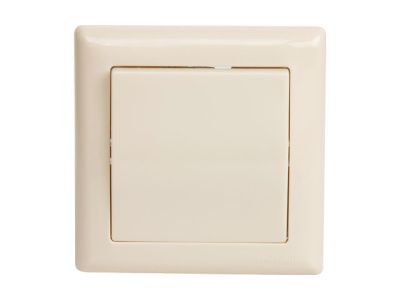 Выключатель 1-клав., скрытый винт. зажим, кремовый DARIA Mutlusan 2120 401 0202
