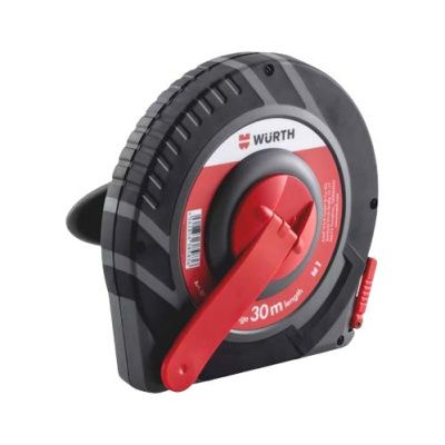 Рулетка 30 м., лента из стекловолокна, WÜRTH 0714641623