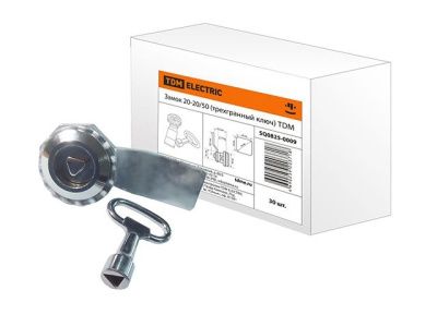 Замок 20-20/50, трехгранный ключ TDM SQ0825-0009