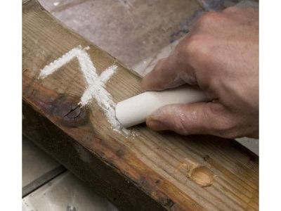 Мелок для маркировки на основе воска RAILROAD CHALK, красный MARKAL 80502