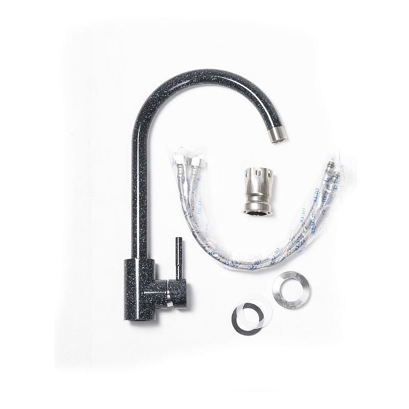 Смеситель для кухни, латунь, SG-014, асфальт, Sim Gran 118172