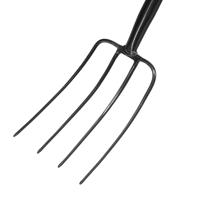 Вилы 4-рогие, сенные, кованые, 210х340х1260 мм, деревянный лакированный черенок Palisad 61393