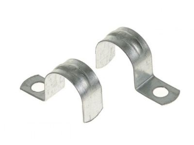 Скоба металлическая однолапковая d 25-26 мм (30шт) Юпитер JPZ5-3201-03-30