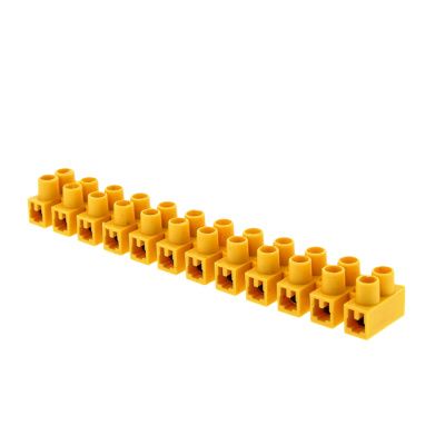 Колодка клеммная, 25 мм, 60А полистирол желтая EKF plc-KK-25-60-ps-y