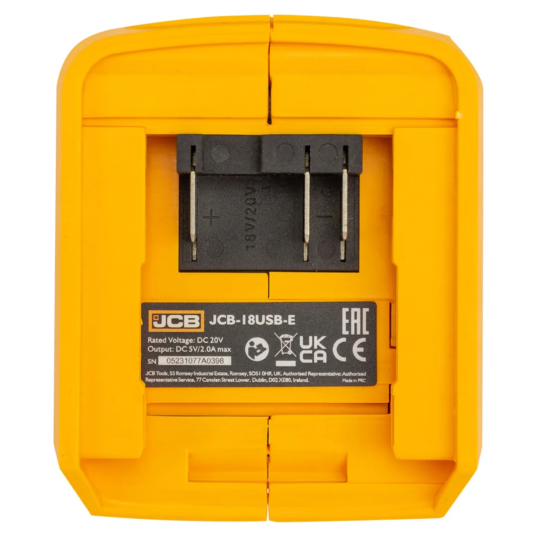 Адаптер-переходник для аккумуляторных батарей 18V JCB JCB-18USB-E