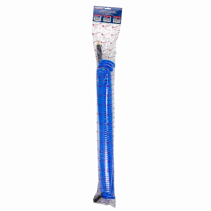 Шланг витой полиуретановый 6,5х10 мм, 15 м с резьбовыми наконечниками 1/4'' Forsage F-AHC-48C