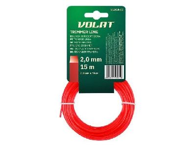 Леска Ø2 мм х 15 м, квадратное сечение, Волат 51010-02