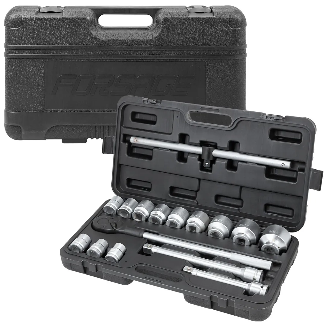 Набор торцевых головок 17-50 мм 16 пр 3/4'' 6-гр Forsage F-6161-5