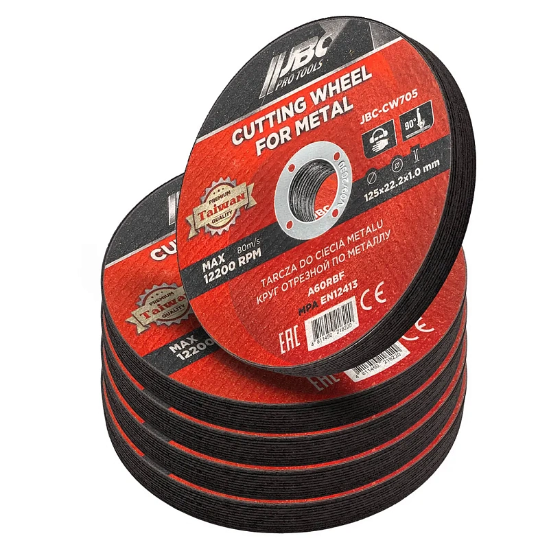 Круг отрезной по металлу 125x1.0x22.2 мм, 50 шт JBC JBC-CW705[к-т 50 шт.]