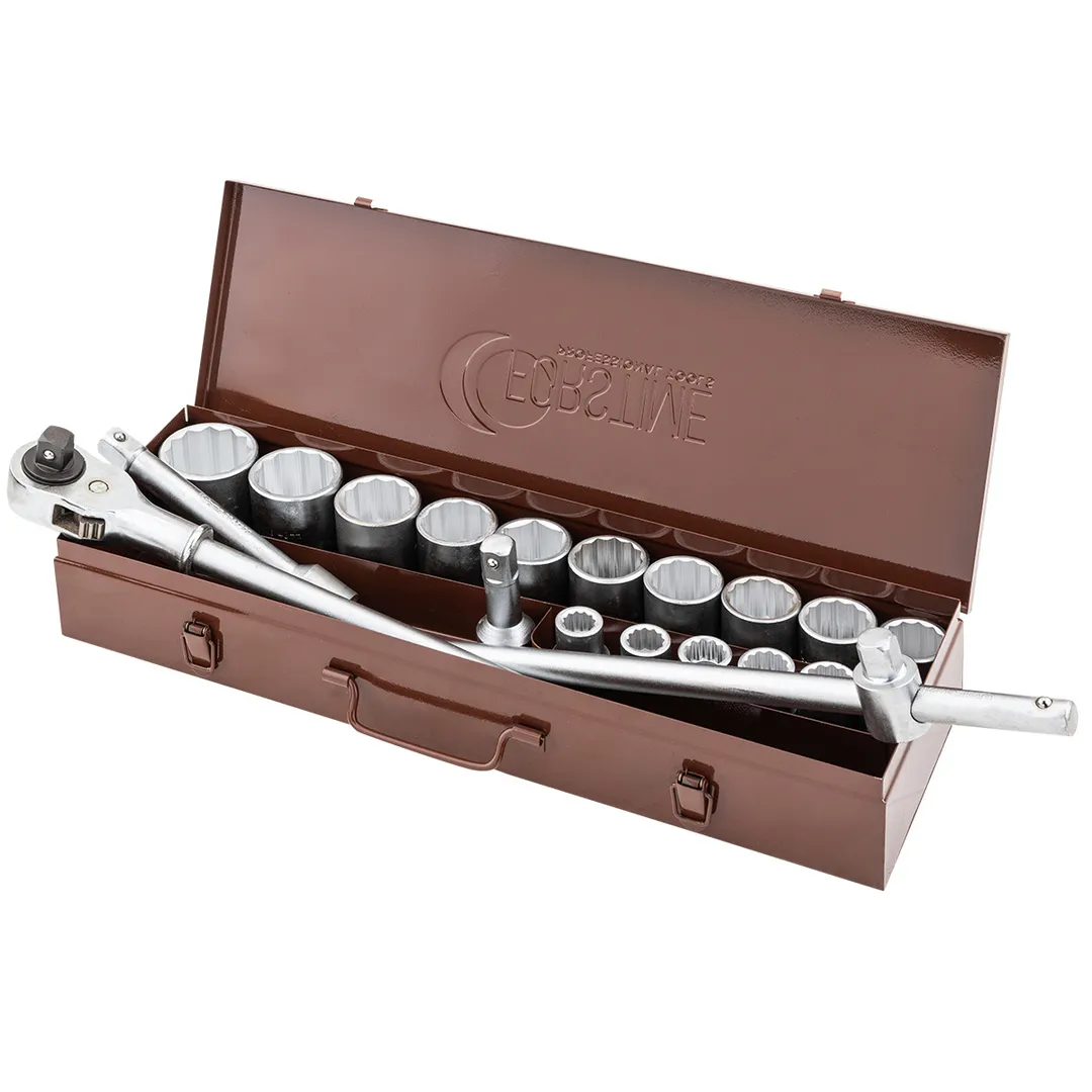 Набор инструментов 21 пр 3/4'' 6-гр&12-гр FORSTIME FT-6212-9