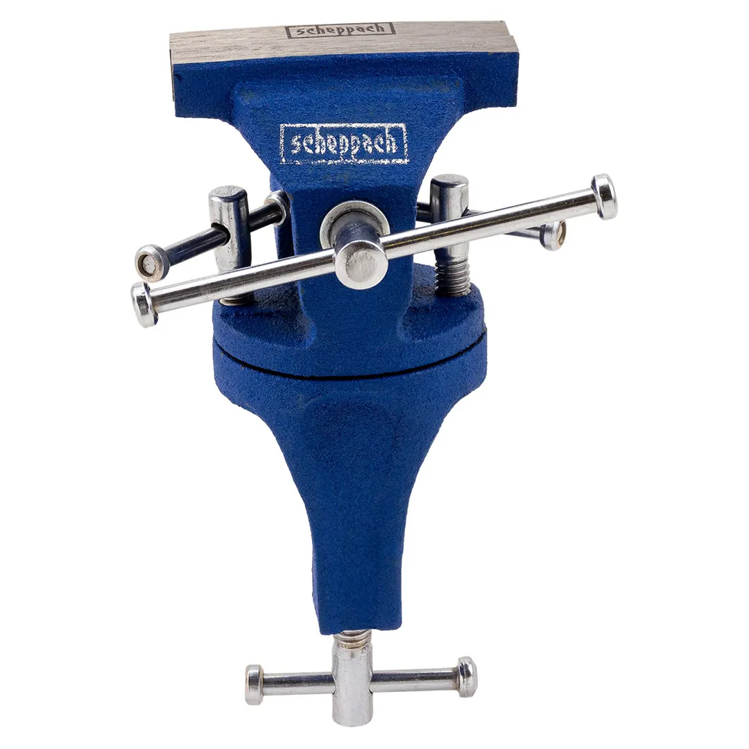Тиски слесарные поворотные мини, ширина губ 70 мм Scheppach Sch-32970R
