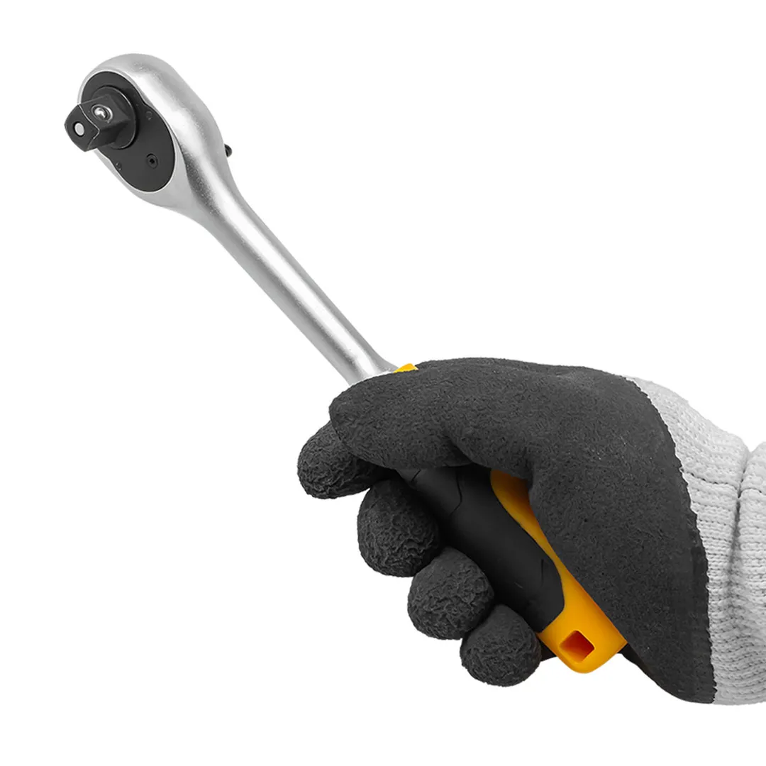 Трещотка реверсивная с резиновой ручкой 1/2'' 45 зуб. JCB JCB-80243