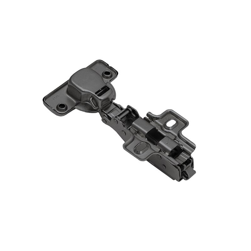 Петля накладная без пружины 48мм h2 сlip-on черный никель, саморезы, заглушки, упак 2 шт., PRIME by AKS 116962