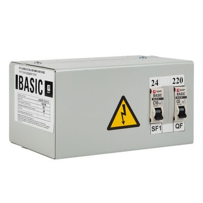 Ящик с понижающим трансформатором ЯТП 0,25кВА 220/24В EKF Basic yatp0,25-220/24v-2a