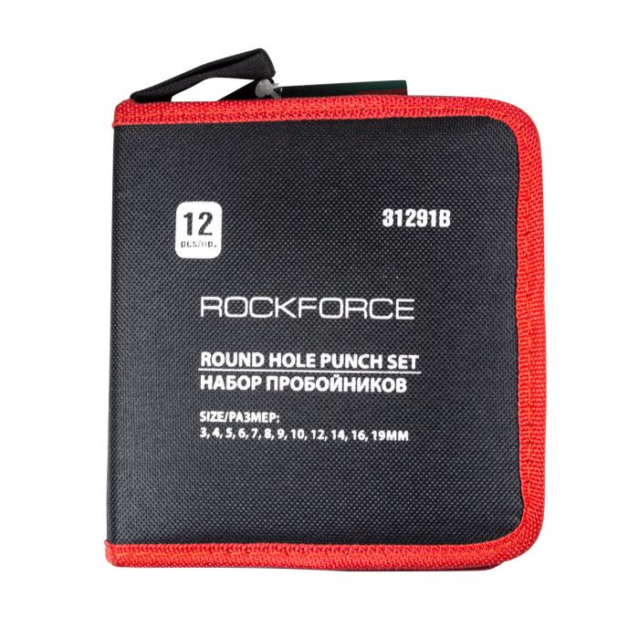 Набор пробойников 12 пр., 3-10, 12, 14, 16, 19 мм RockForce RF-31291B