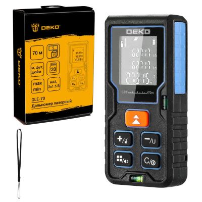Лазерный дальномер GLE-70 DEKO 080-3600