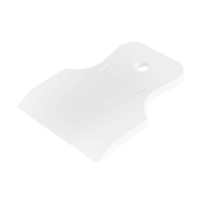 Шпатель, белая резина, 60 мм Сибртех 85832