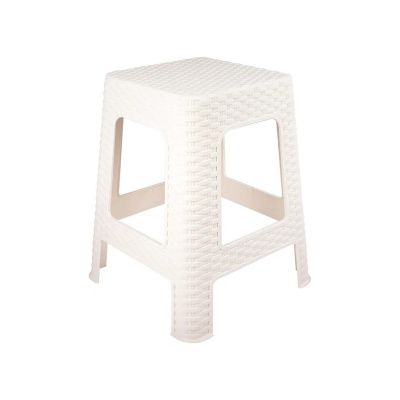 Табурет большой Артлайн h 450 мм, цвет молочный Полимербыт 4344507