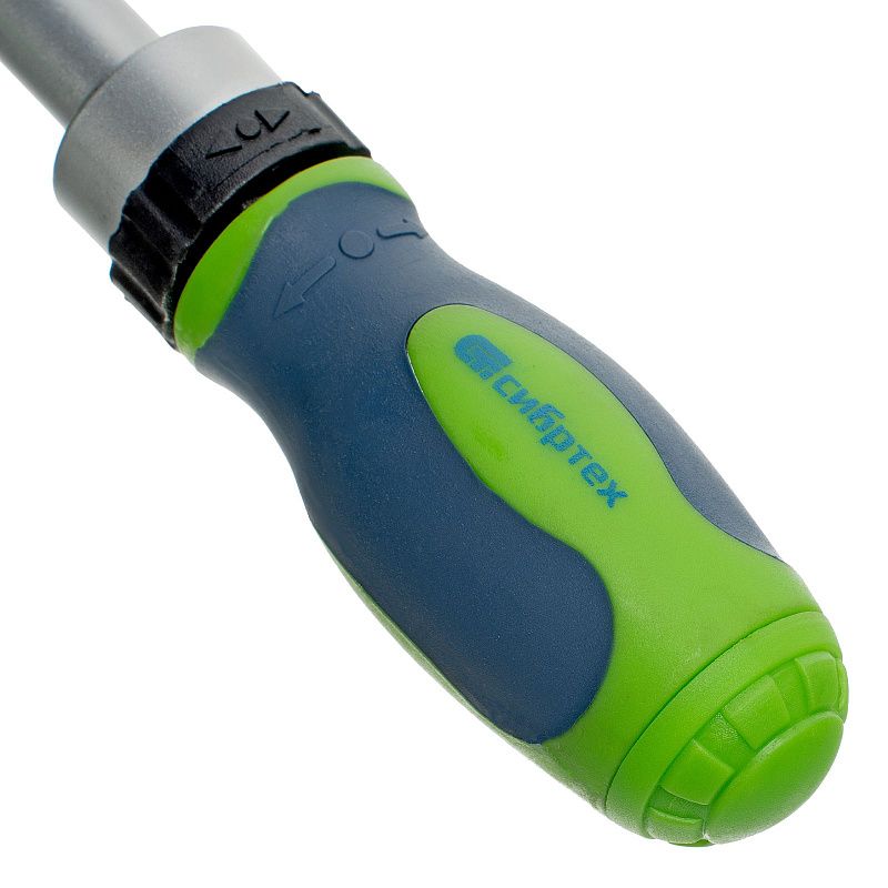 Отвертка реверсивная с набором бит PH, PZ, SL, HEX, Torx CrV 41 пр Сибртех 133587