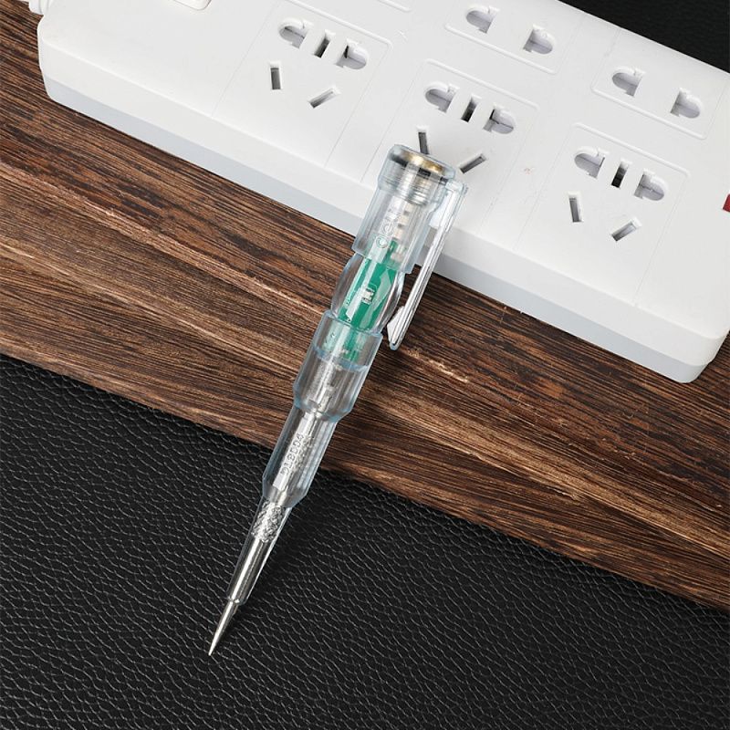 Индикаторная отвертка-тестер Deli YS EDL8004, 24 -250 В, светодиодная, прозрачный