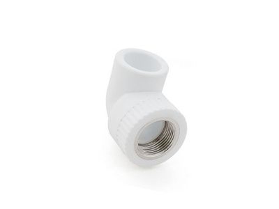 Колено ПП комб. вн. 32х1/2", белое, угольник РосТурПласт 10795