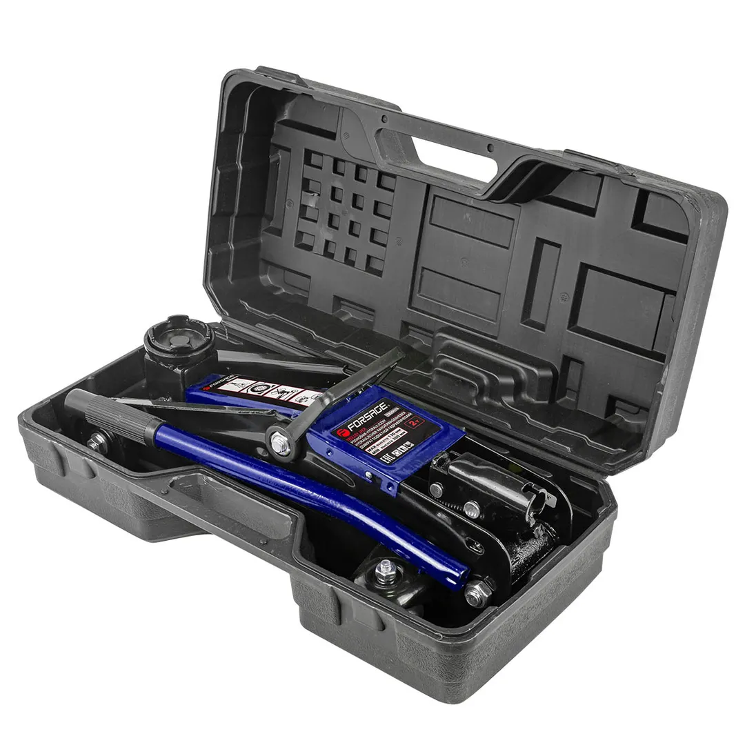 Домкрат подкатной гидравлический 2 т, 130-300 мм, в кейсе Forsage F-T820028