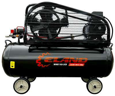 Компрессор воздушный ременной, масляный 100 л ELAND WIND 103-2CВ