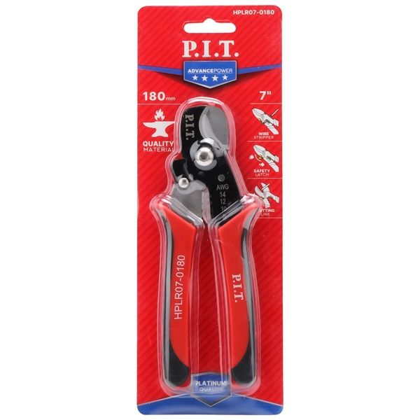Стриппер многофункциональный ADVANCE HPLR07-0180, 180мм, зачистка проводов, кабелерез PIT HPLR07-0180