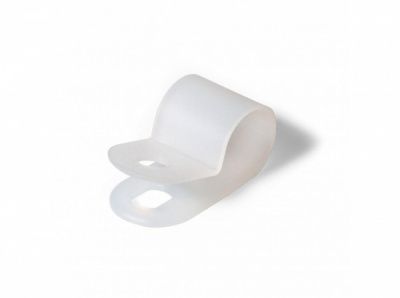 Скоба нейлоноая крепежная под саморезы, СНК Fortisflex