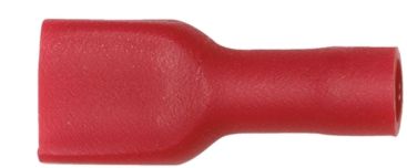 Разъем гнездовой полностью изолированный 4,8х0,8 мм, 0,5 - 1,5 кв. мм, красный WUMAX 155890515
