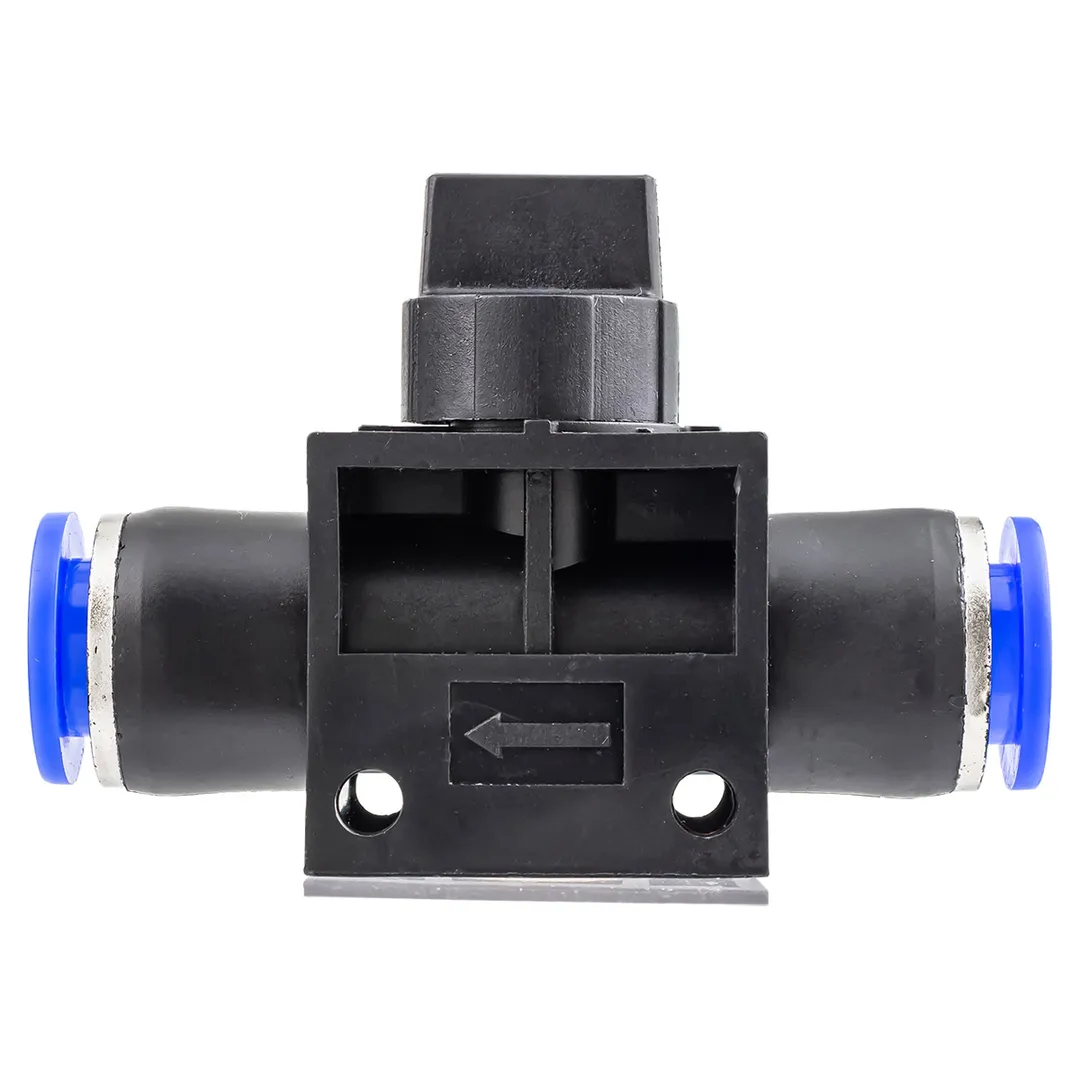 Фитинг для пластиковых трубок с краном 10x10 мм Forsage F-SHVFF10-10