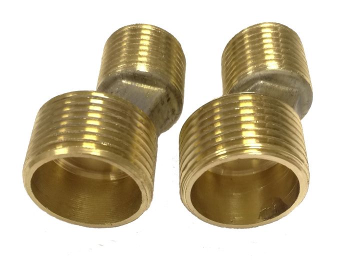 Эксцентрики для смесителя 1/2" Ш х 3/4" Ш (пара), латунь Ledeme L70-1