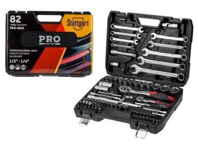 Набор головок и ключей 82 пр. 1/4'',1/2'' PRO STARTUL STUTTGART PRO-082S